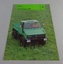 Brochure/brochure Mercedes-Benz four-wheel tractor Unimog U 1000 status 05/1982