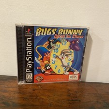 Bugs Bunny Lost in Time PS1 Black Label with Registration Card CIB