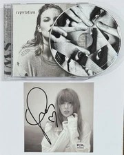 TAYLOR SWIFT Reputation CD & SIGNED Autograph HEART Photo Photograph PSA DNA COA