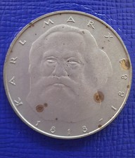 1983 J Germany 5 Deutsche Mark  100th Anniversary of Karl Marx s Death KM# 158