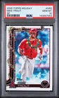 PSA 10 MIKE TROUT SHORT PRINT IMAGE VARIATION 2025 TOPPS HOLIDAY EXCLUSIVE