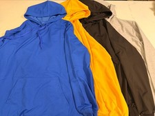 Unisex Pullover lightweight Hoodie M Hooded Pockets Assorted colors- set of 4