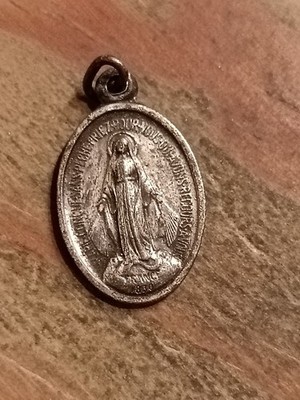  Alte religiöse Medaille Wunderbare Jungfrau Rue Du Bac Paris  
