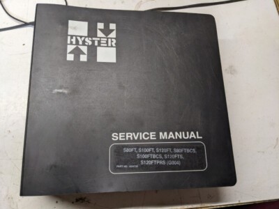 HYSTER SERVICE REPAIR MANUAL CHALLENGER S80FT 100 120 FTBCS FTPRS 2011 BOOK 1