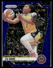 2024 Panini Prizm WNBA #46 Zia Cooke Blue Velocity Prizms