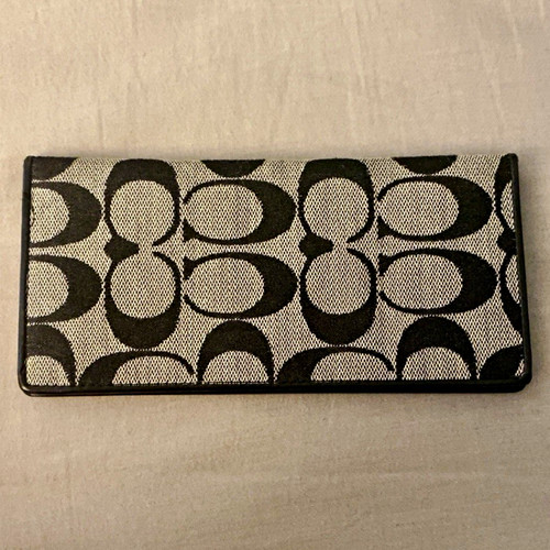 Vintage Coach checkbook cover