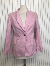 Rebecca Taylor Women's Pink Blazer One Button Size 6