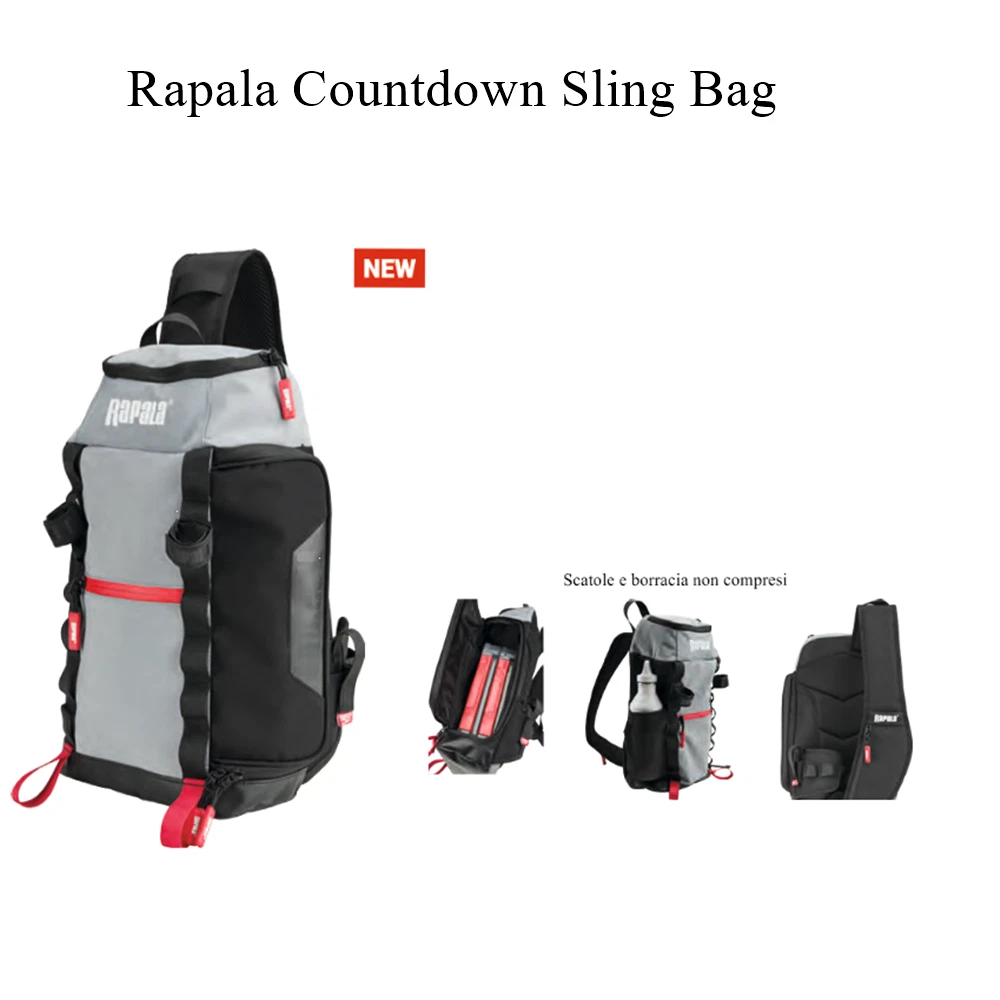 Zaino Da Pesca BlesMaller 45L Impermeabile – Con 4 Scatole E Supporti Per Canna – Nero