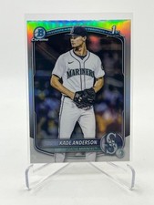 2025 BOWMAN CHROME DRAFT KADE ANDERSON RC #BDC-3 REFRACTOR SP MARINERS 1ST