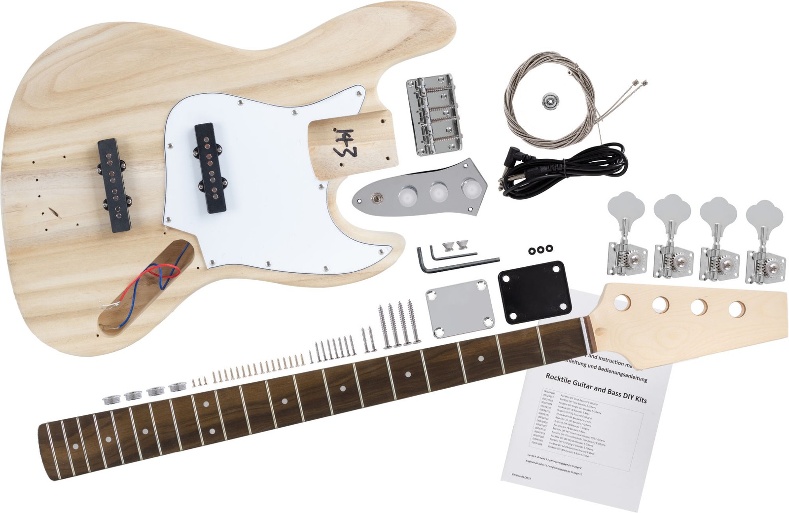 Rocktile JB-Design Jazz basso elettrico kit fai da te kit fai da te set fai da te