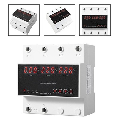 3 Display System auf 63A Automatischer Transferschalter für Benutzerkomfort