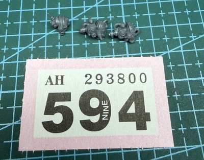 3 Kataphron Head Helmet Servitor Breacher Destroyer Skitarii Admech 40k Heresy