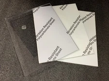 Polycarbonate Abrasion Resistant  Lexan Sheet  1/2"  Clear  10" x 12" Bulk