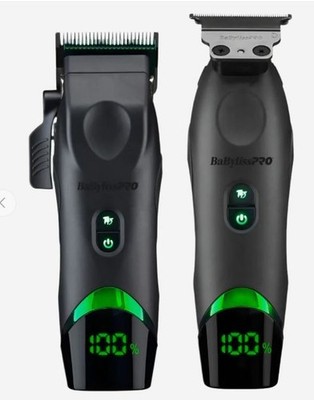 BaByliss Pro x Tomb45 Clipper Trimmer COMBO Black Green - BRAND NEW