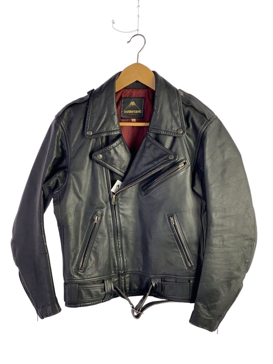 Kushitani Double Riders Jacket/L/Leather/Blk// 3570