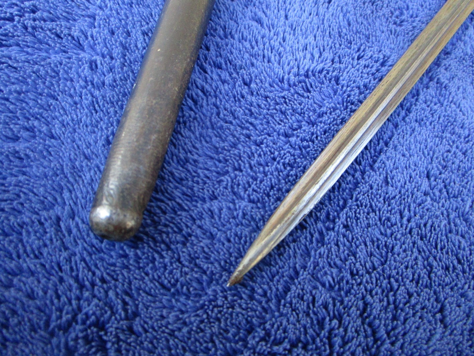 ORIGINAL  ANTIQUE M1886/93 FRENCH LEBEL "ROSALIE" SHORTENED BAYONET AND SCABBARD