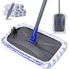 Microfibre Mop Extra Wide Flat Mops for Cleaning Floors Wet Dry Floo...