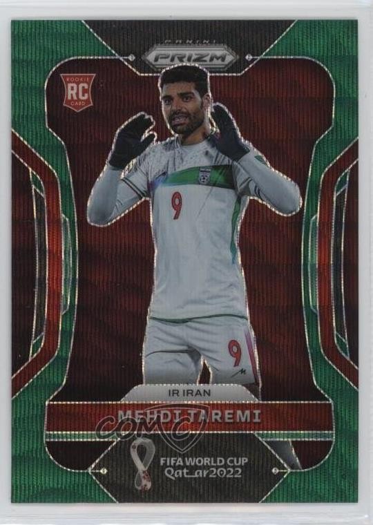 2022 Panini Prizm World Cup Qatar Green Wave Prizm Mehdi Taremi #122