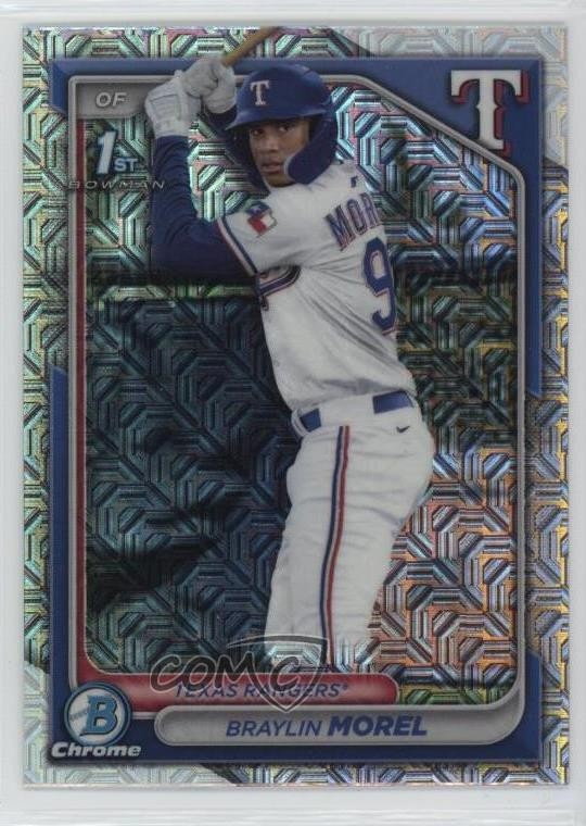 2024 Bowman Chrome Prospects Mega Box Mojo Refractor Braylin Morel #BCP-192 12g7