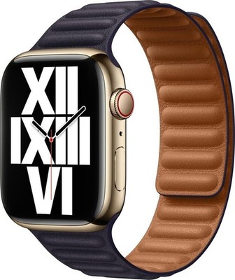Apple Leather Link Band MP833ZM/A S/M 41mm & 40/38/42mm Tinte OVP