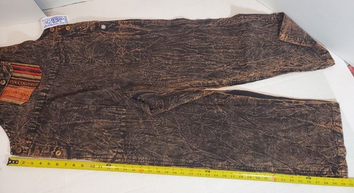 *MEXICALI BLUES*Funky Hippie/Boho Overalls●100%Cotton● Handmade & Dyed●Sz. M/L● - Picture 19 of 23