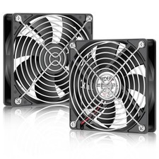 120mm x 25mm 12V DC Computer Brushless 2Pin PC Case Cooling Fan 2-Pack 12025