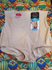 Maidenform Flexees FL0073 Cool Comfort High Waist Brief Beige 3XL WP279