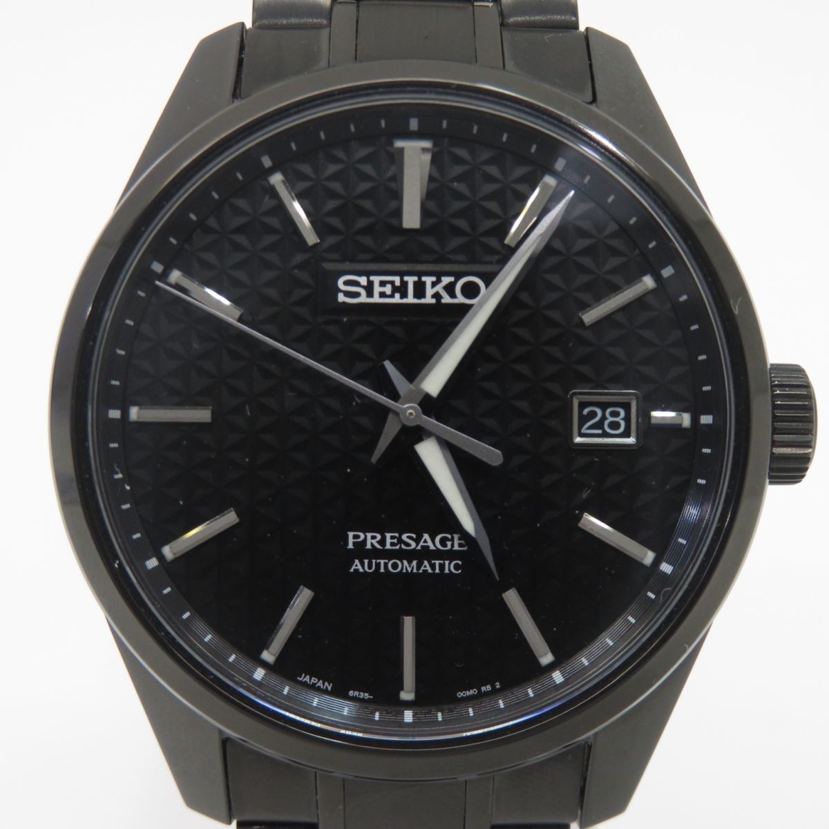 SEIKO PRESAGE SARX091 Automatic Men's Watch Black Dial Japan Made 6R35 Movement 39.3mm