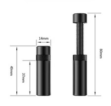 Graphics Card GPU Magnetic Support Anti Sag Bracket Holder Brace 49-80mm Black