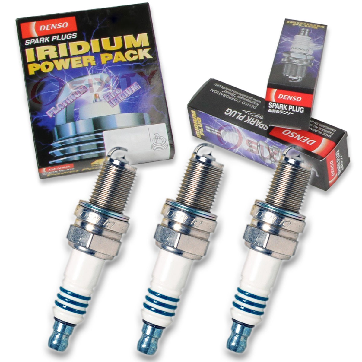 3 pc Denso Iridium Power Spark Plug for Sea-Doo GTX 4-TEC Limited lv