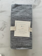Pottery Barn Baby Remy Crib Skirt - Belgian Linen Cotton - NEW