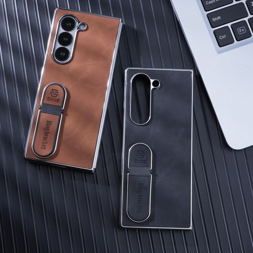 For Samsung Galaxy Z Fold 7/6/5/4/3 Premium Leather Stand Case NEW - Picture 2 of 19