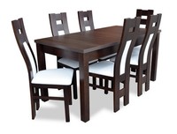 Komplett Set Esstisch 6X StüHle Esszimmer Ess Gruppe Holz Tische 7Tlg Echtholz