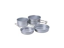 Snow Peak SCS-020R Personal Cooker Set Aluminum Pots Lids Camping Outdoor Japan