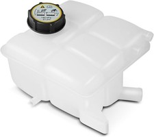 Front Engine Coolant Recovery Reservoir Tank with Cap Compatible with Vehicles