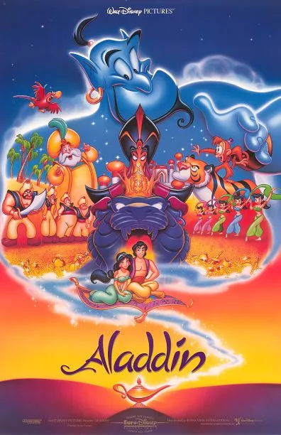 Walt Disney's Aladdin movie poster : 11 x 17 inches : Aladdin poster | eBay