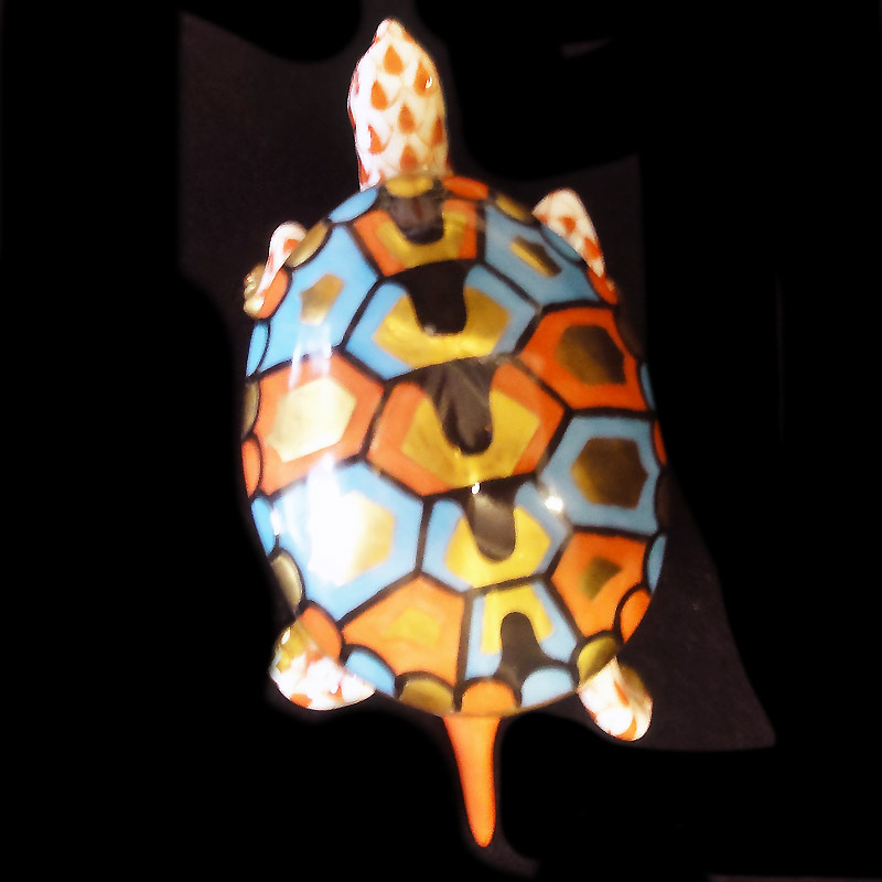 Rust Turtle Set TURTLE by Herend Rust Fishnet 4.5