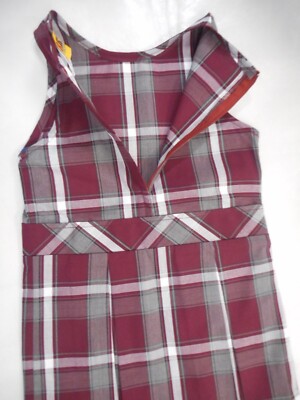 burgundy uniform dress Uniform Maroon Turtleneck Dress main image 0