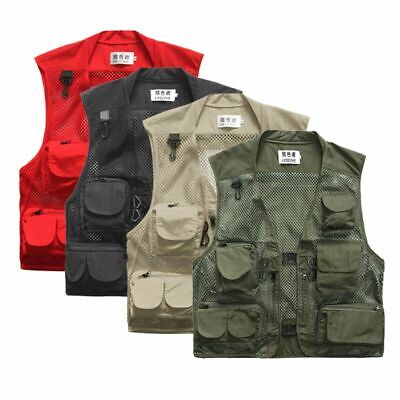 Moligh doll Fly Fishing Vest Multi-Pockets Durable Waistcoat Fishing Chest Backpack for Outdoor Fishing Gear and Equipment