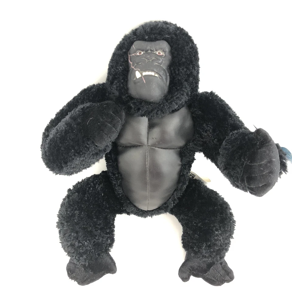 King Kong 8th Wonder Of The World 2005 peluche 13" Kellytoy vinilo cofre piel de cohair Foto 2 de 4