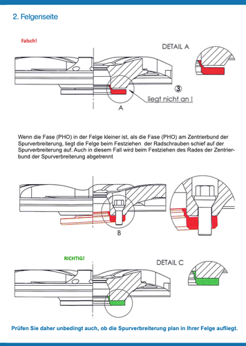 SCC Passaruota 30mm 2x15mm per Audi + Bulloni Ruota Piastre 5x112 57,1 - Foto 8 di 11