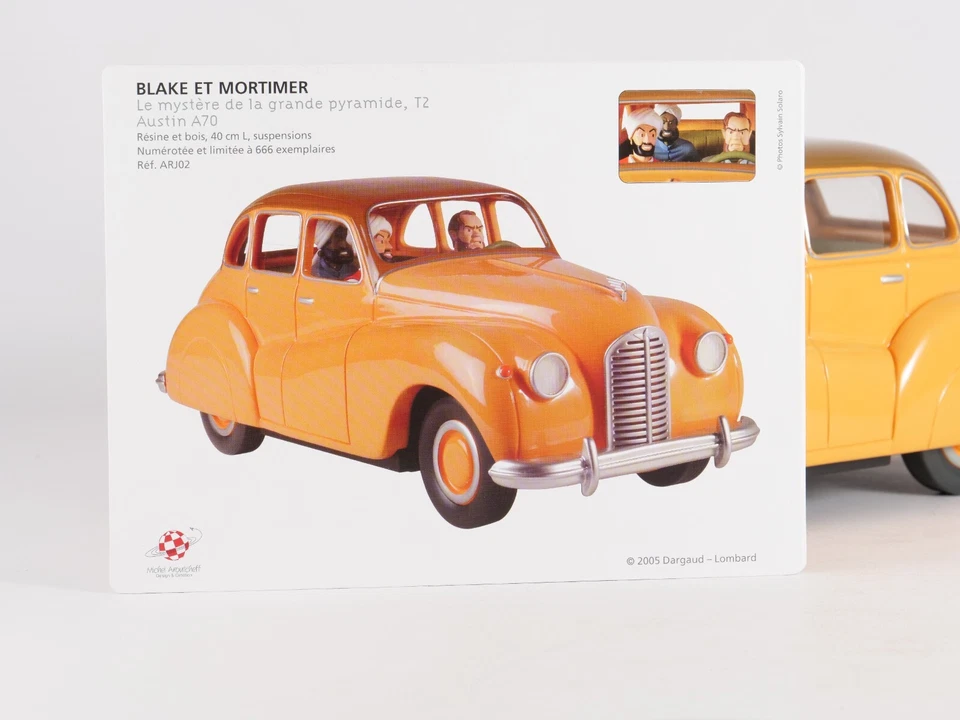Aroutcheff Austin A70 Saloon (2005) – Blake & Mortimer – Résine/bois 37 cm - Photo 4/4