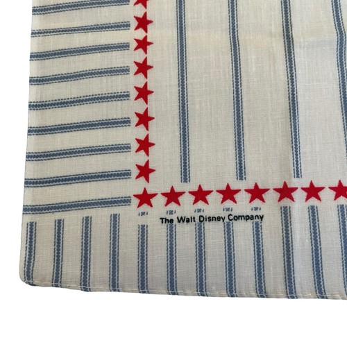 Vtg Disney Mickey Mouse LTD Est 1928 Bandana Scarf Stars Stripes Patriotic USA - Picture 7 of 16