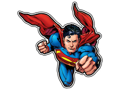 Superman Flying #1 Comic Sticker Waterproof Vinyl Decal Die-Cut Car Laptop