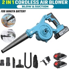 48V Cordless Leaf Blower 2-in-1 Leaf Blower & Vacuum with Battery & Charger New~