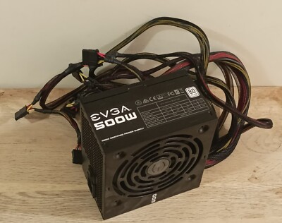 EVGA 500W 80 Plus zertifiziertes Netzteil (schwarz) Netzteil 