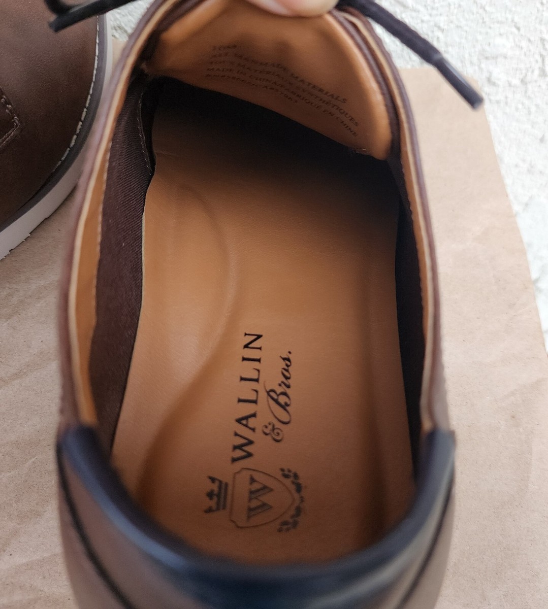 10M men Wallin & Bros Oxford Dress Shoes Brown 10 Laces NORDSTROM RACK 10M Wallin & Bros Brown Oxford Dress Shoes 10 Laces  main image 2