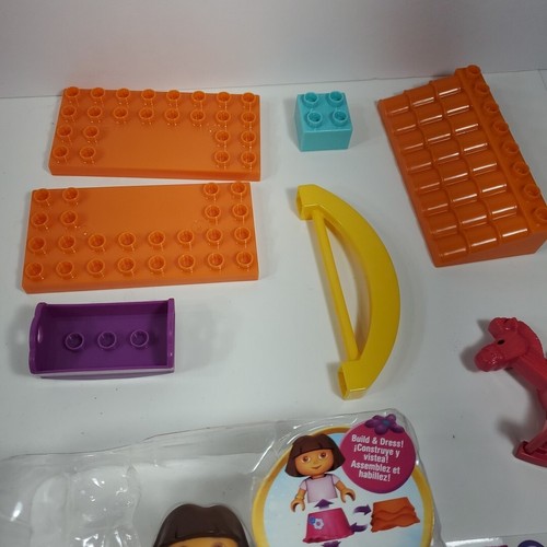 Dora The Explorer Mega Blocks Nursery-Missing 3 Pieces- With Original Box - Picture 5 of 12