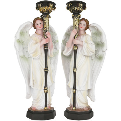 Angeles Custodios Set 11.5'' con Portavela De 1'' Ancho Guardian Angels