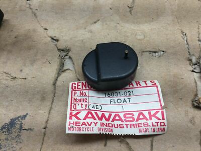 Float     1974 KX450 KX125 F5 F11M F12MX     16031-021  Kawasaki NOS